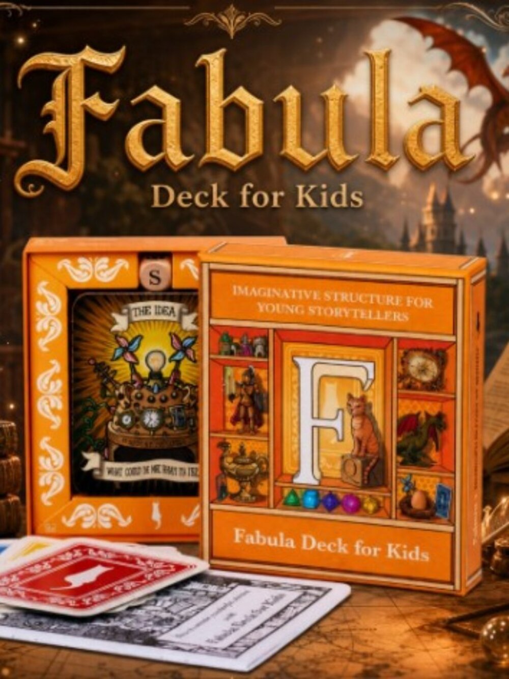 Fabula Deck for Kids – Storytelling Cards – Summer Learning Tool - NWOT